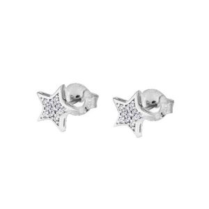 PAR DE BRINCOS LOTUS SILVER OUTLET, PRATA 925