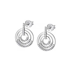 PAR DE BRINCOS LOTUS SILVER, PRATA 925