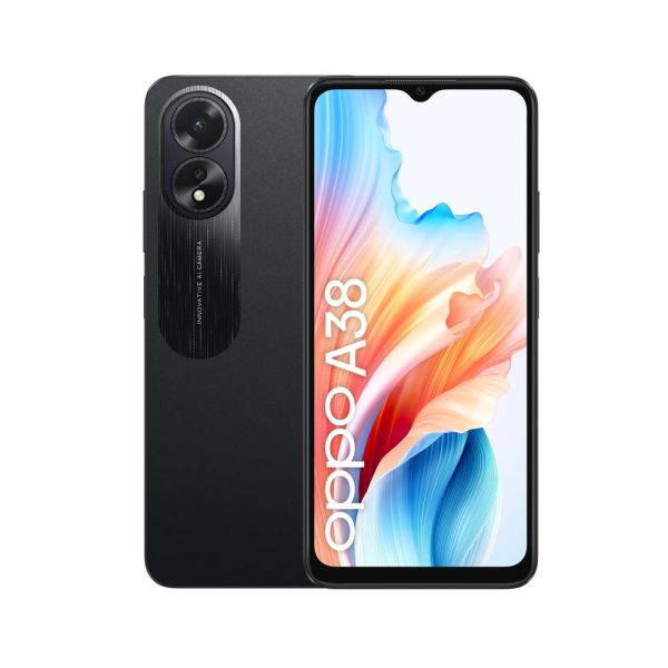 Telefono movil smartphone oppo a38 6.56pulgadas - 4gb - 128gb - negro ram -  50 + 2 mpx -  8 mpx -  5000mah -  dual sim