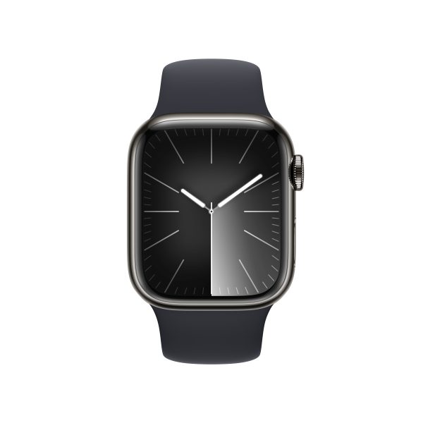 APPLE WATCH SERIES 9 MRJ93QL/A  41MM SILVER STAINLESS STEEL CASE WITH MIDNIGHT SPORT BAND - Image 2