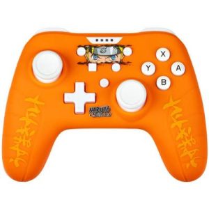GAMEPAD KONIX SWITCH NARUTO CABLE 3m COMPATIBLE CON PC COLOR NARANJA KX-NAR-SW-PAD-ORA