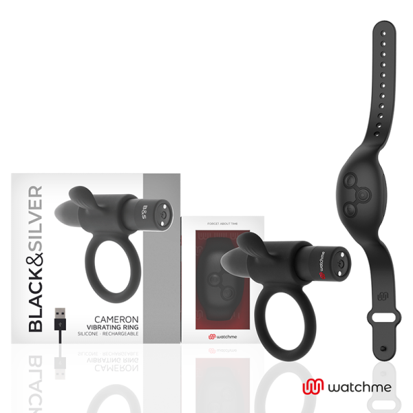 BLACK&SILVER- CAMERON CONTROLE REMOTO COCKRING WATCHME - Image 3