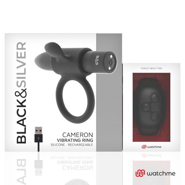 BLACK&SILVER- CAMERON CONTROLE REMOTO COCKRING WATCHME - Image 2