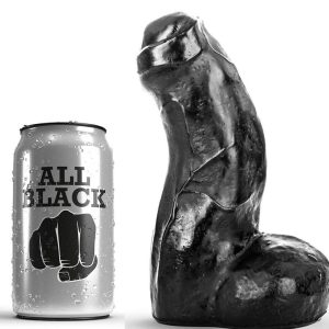 TUDO PRETO - DONG REALISTA PRETO 17 CM