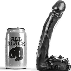 TUDO PRETO - DILDO REALÍSTICO 19 CM