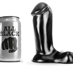 TUDO PRETO - DILDO REALÍSTICO 14 CM