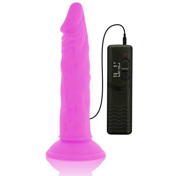DIVERSIA - FLEXÍVEL VIBRAÇÃO VIBRANTE 23 CM - ROXO - Image 3