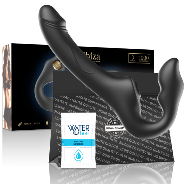 IBIZA REMOTE CONTROL STRAPLESS VIBRATOR 3 MOTORS 1000 COMBINATIONS. - Image 2