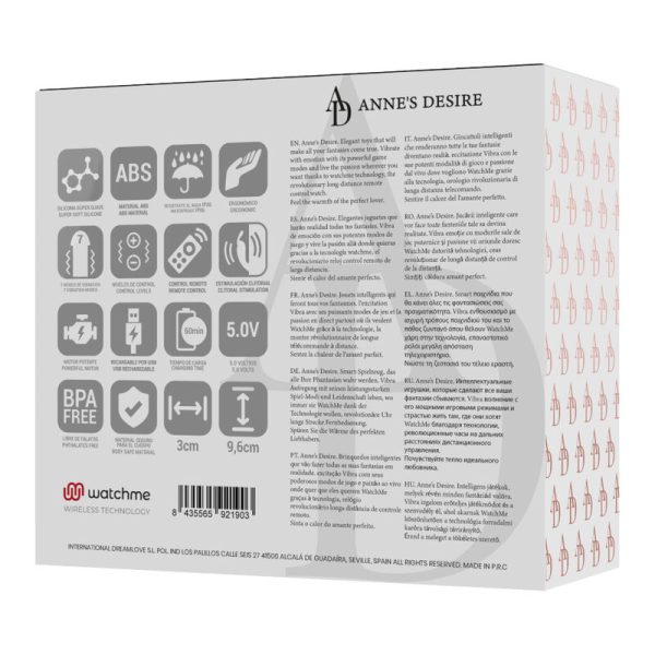 ANNE'S DESIRE - PANTY PLEASURE TECNOLOG A WATCHME PRETO - Image 15