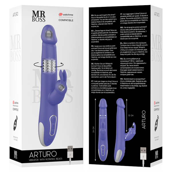 MR BOSS- VIBRADOR E ROTADOR ARTURO COMPATÍVEL COM A TECNOLOGIA WATCHME WIRELESS - Image 8