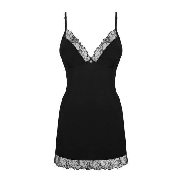 OBSESSIVE - BELLA ROU CHEMISE & THONG - Image 5
