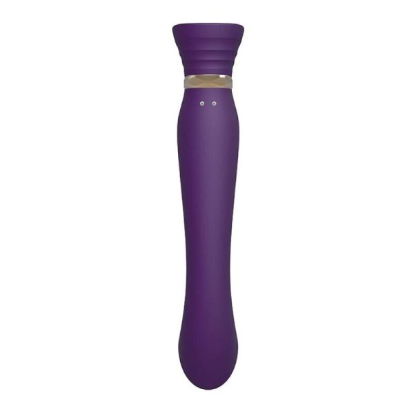 ZALO - QUEEN SET PULSE WAVE CLIT STIM ROXO - Image 8