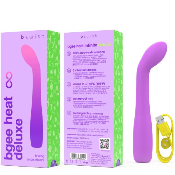 B SWISH - BGEE HEAT INFINITE DELUXE VIBRADOR RECARGABLE SILICONA LAVANDA - Image 3