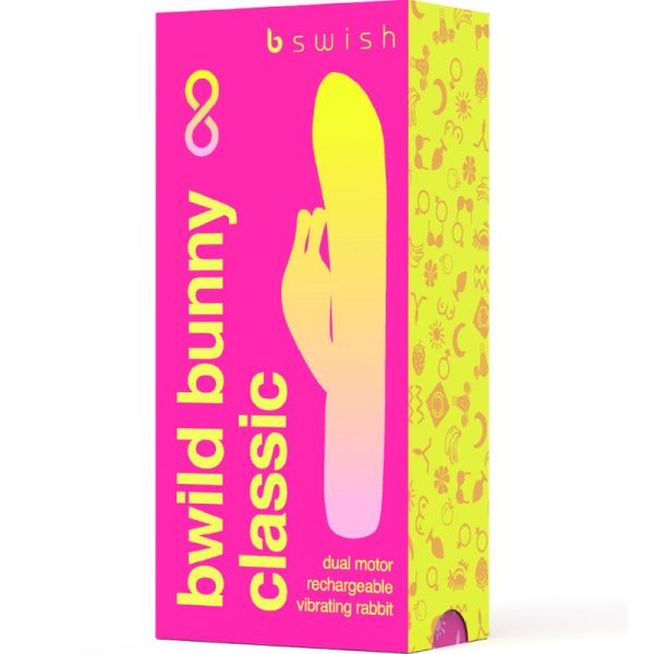 B SWISH - BWILD BUNNY INFINITE CLASSIC VIBRADOR RECARGABLE SILICONA ROSA - Image 4