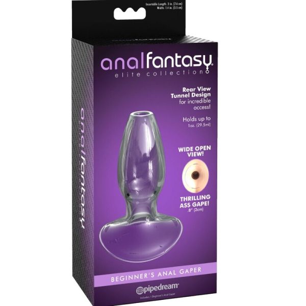 COLEÇÃO ANAL FANTASY ELITE - DILATOR ANAL GAPER PARA INICIANTES CRISTAL TAMANHO S - Image 4