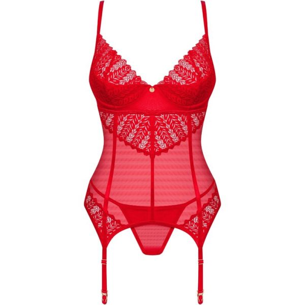 OBSESSIVE - INGRIDIA CORSET E TANGA VERMELHA - Image 5
