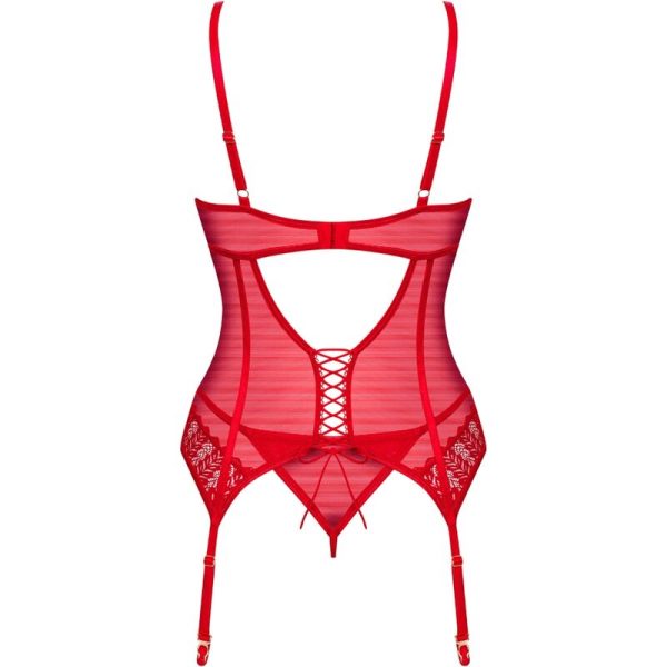 OBSESSIVE - INGRIDIA CORSET E TANGA VERMELHA - Image 6