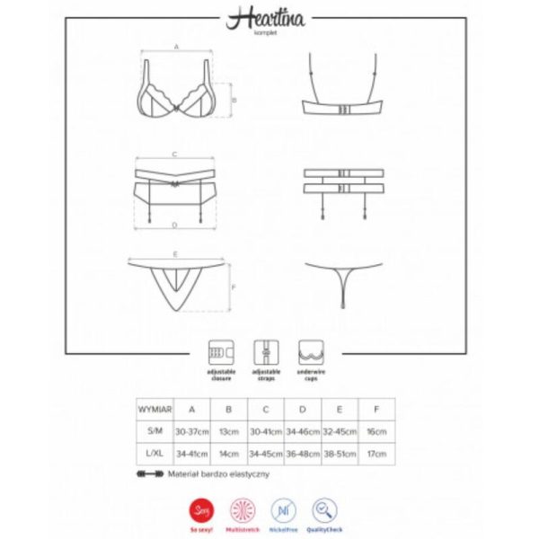 OBSSESIVE - CONJUNTO HEARTINE 3 PEÇAS - Image 5