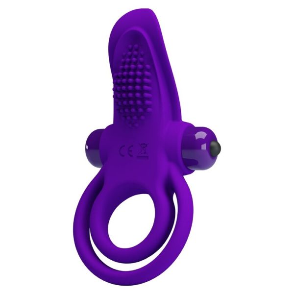 PRETTY LOVE - ANEL PARA PÉNIS VIBRANTE ROXO - Image 4