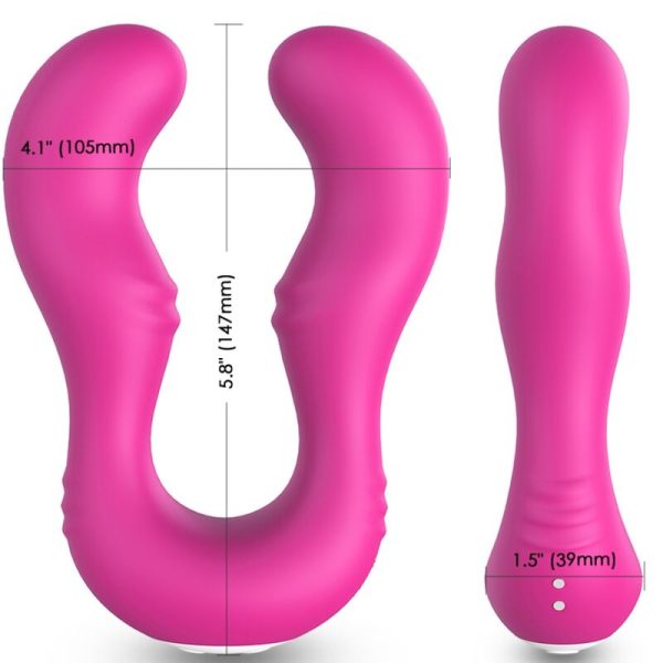 ARMONY - VIBRADOR SERAPH DUPLO CONTROLE REMOTO FÚCSIA - Image 3