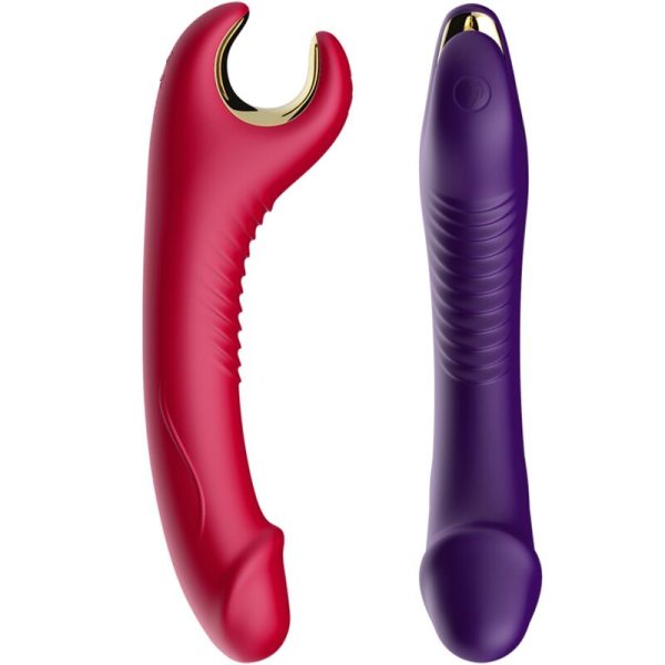 ARMONY - PRINCE DILDO VIBRADOR E ROTATOR VERMELHO - Image 4