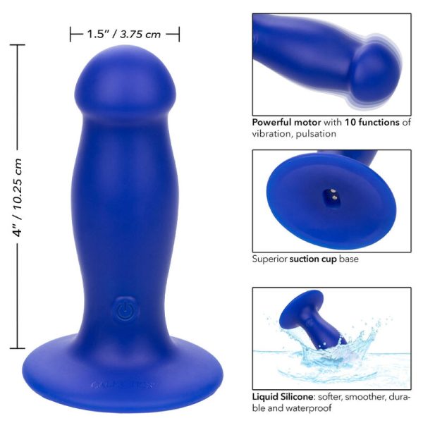 ADMIRAL - VIBRADOR ANAL PLUG PRIMEIRO IMEDIATO AZUL - Image 4
