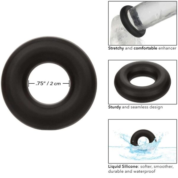 CALIFORNIA EXOTICS - ALPHA PROLONG MEDIUM RING PRETO - Image 6