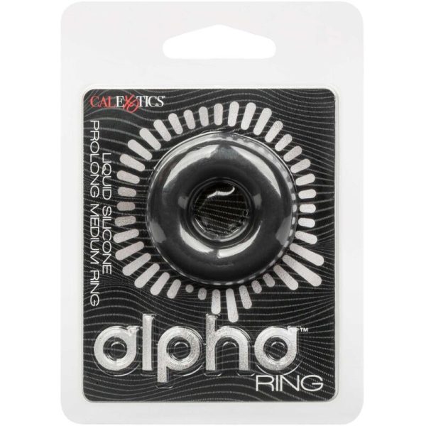 CALIFORNIA EXOTICS - ALPHA PROLONG MEDIUM RING PRETO - Image 2
