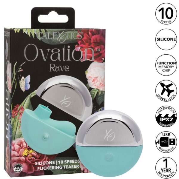 CALIFORNIA EXOTICS - OVATION ESTIMULADOR RAVE AQUA GREEN - Image 2
