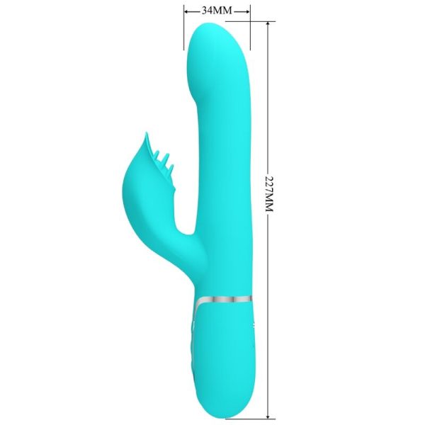 PRETTY LOVE - VIBRADOR COELHO PÉROLAS AQUA VERDE - Image 7