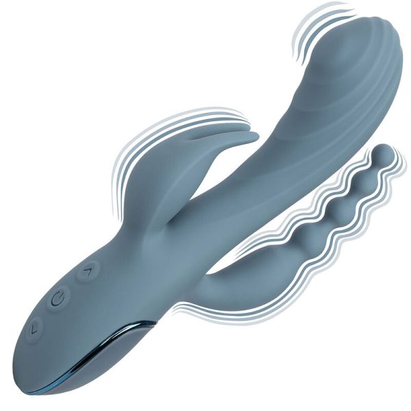 CALIFORNIA EXOTICS - VIBRADOR TRIPLO ECSTASY CINZA - Image 7