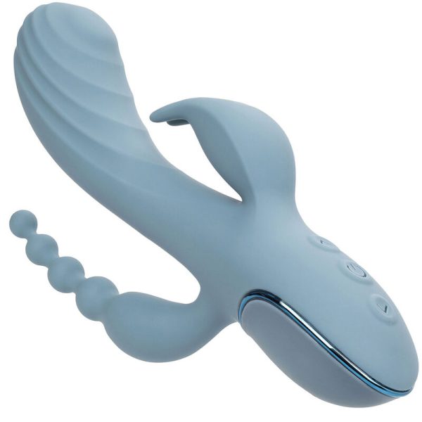 CALIFORNIA EXOTICS - VIBRADOR TRIPLO ECSTASY CINZA - Image 5