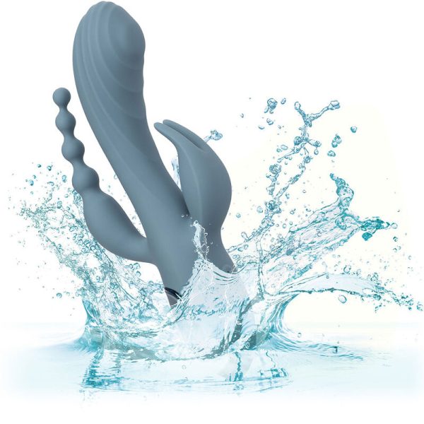 CALIFORNIA EXOTICS - VIBRADOR TRIPLO ECSTASY CINZA - Image 8