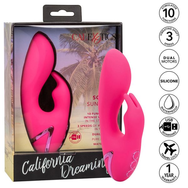 CALIFORNIA EXOTICS - ASSIM. CAL SUNSHINE VIBRADOR COELHO FÚCSIA POR CALIFORNIA DREAMING - Image 2