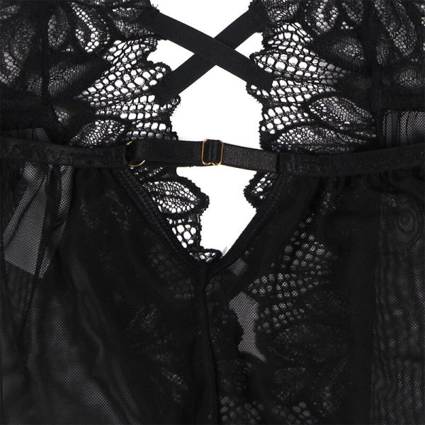 SUBBLIME - TEDDY HALTER NECK BARE BACK LACE - Image 8