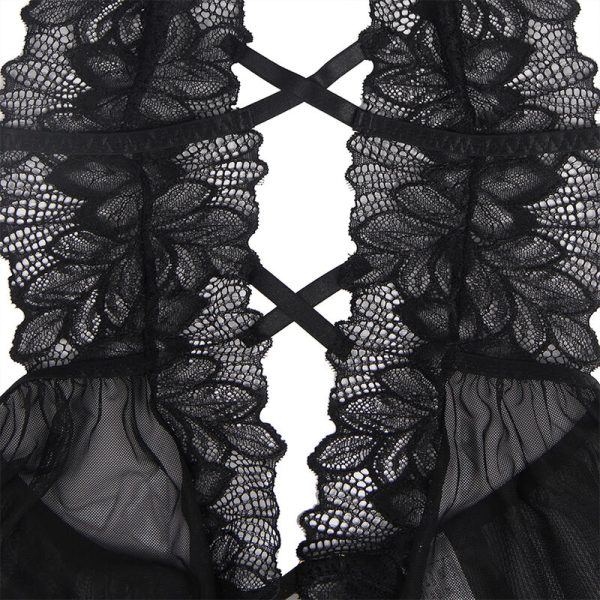 SUBBLIME - TEDDY HALTER NECK BARE BACK LACE - Image 7