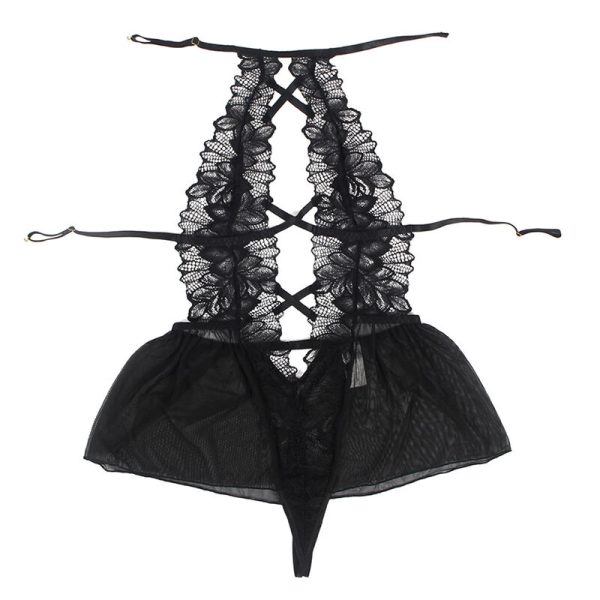 SUBBLIME - TEDDY HALTER NECK BARE BACK LACE - Image 6