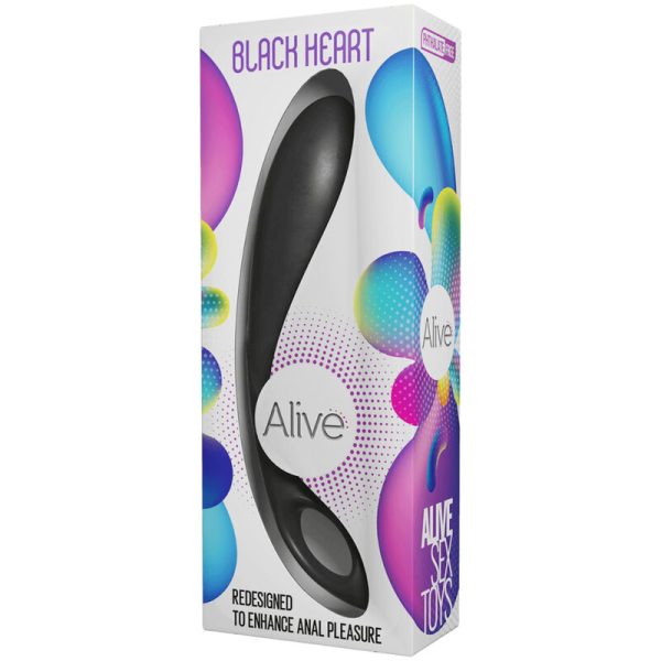 ALIVE - ESTIMULADOR ANAL BLACK HEART TEAL - Image 3