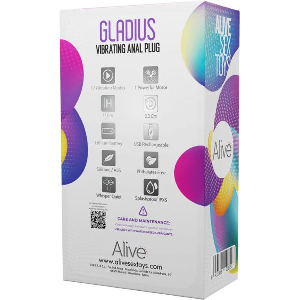 ALIVE - PLUG VIBRADOR ANAL GLADIUS - Image 6