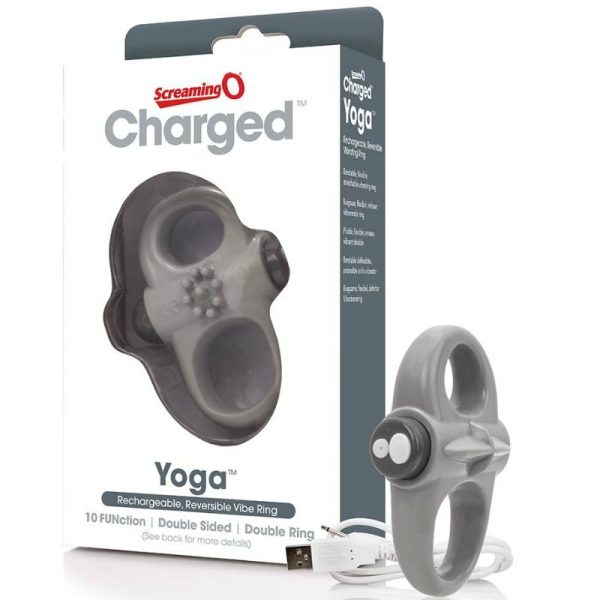 GRITANDO O ANEL RECARREGÁVEL E VIBRANTE YOGA GREY - Image 2