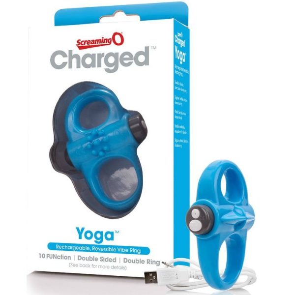 GRITANDO O ANEL RECARREGÁVEL E VIBRANTE YOGA AZUL - Image 2