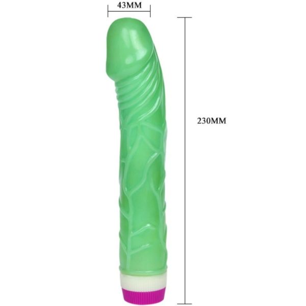 WAVES OF PLEASURE VIBRATOR 23 CM GREEN - Image 7