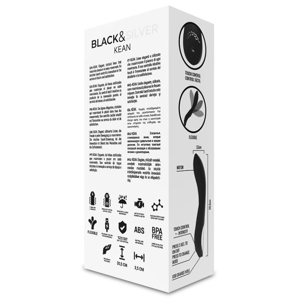 BLACK&SILVER - CONTROLE DE TOQUE DO VIBRADOR KEAN - Image 10