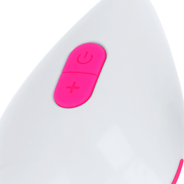OHMAMA - OVO VIBRANTE 10 MODOS - ROSA E BRANCO - Image 4