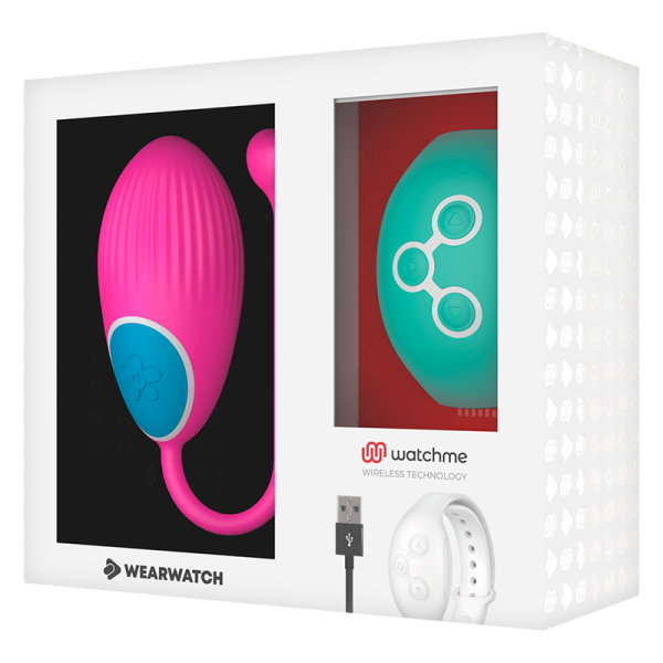 WEARWATCH - TECNOLOGIA WATCHME CONTROLE REMOTO OVO FÚCSIA / ÁGUA DO MAR - Image 7
