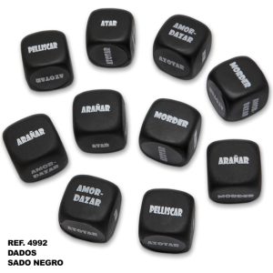 DADO NEGRO SADO DE 3 MM X 3 MM - 1 UNIDAD