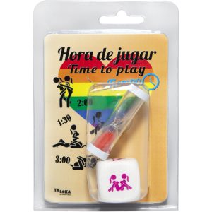 BLISTER DADO POSTURA CHICA + RELOJ ARENA