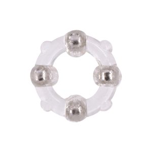MENZSTUFF STUD RING CLEAR