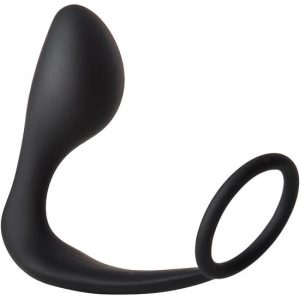 FANTASSTIC ANAL PLUG WITH COCKRING BLACK