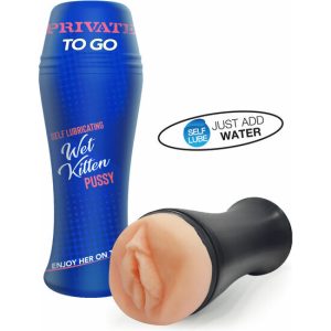 WET KITTEN SELF LUBE TO GO-MASTURBADOR VAGINA
